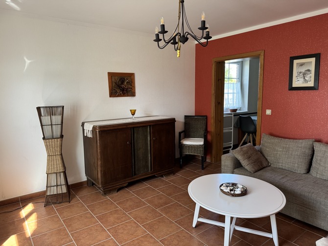 Ferienwohnung in Niederhagen - Sonne und Me(eh)r - Wohnbereich