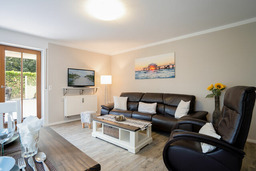 Premium Quartier Solymar Pelzerhaken - ein kleiner Hund willkommen