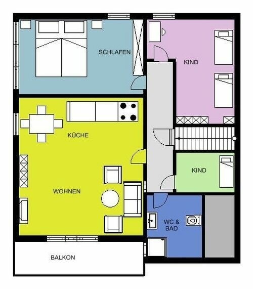 Ferienwohnung in Dahme - Kinder lieben es (wei&szlig;es Haus OG) - Bild 3