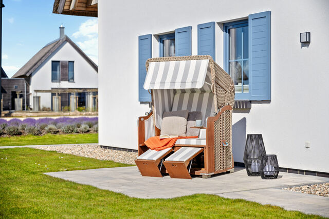 Ferienhaus in Dranske - R&uuml;genzauber Reetdachhaus mit Sauna u. Kamin | Strandn&auml;he | Garten - Bild 22