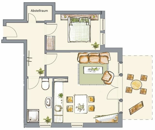 Ferienwohnung in Seebad Bansin - (Brise) Seeresidenz Haus Baltic App. 1.3 - Bild 13